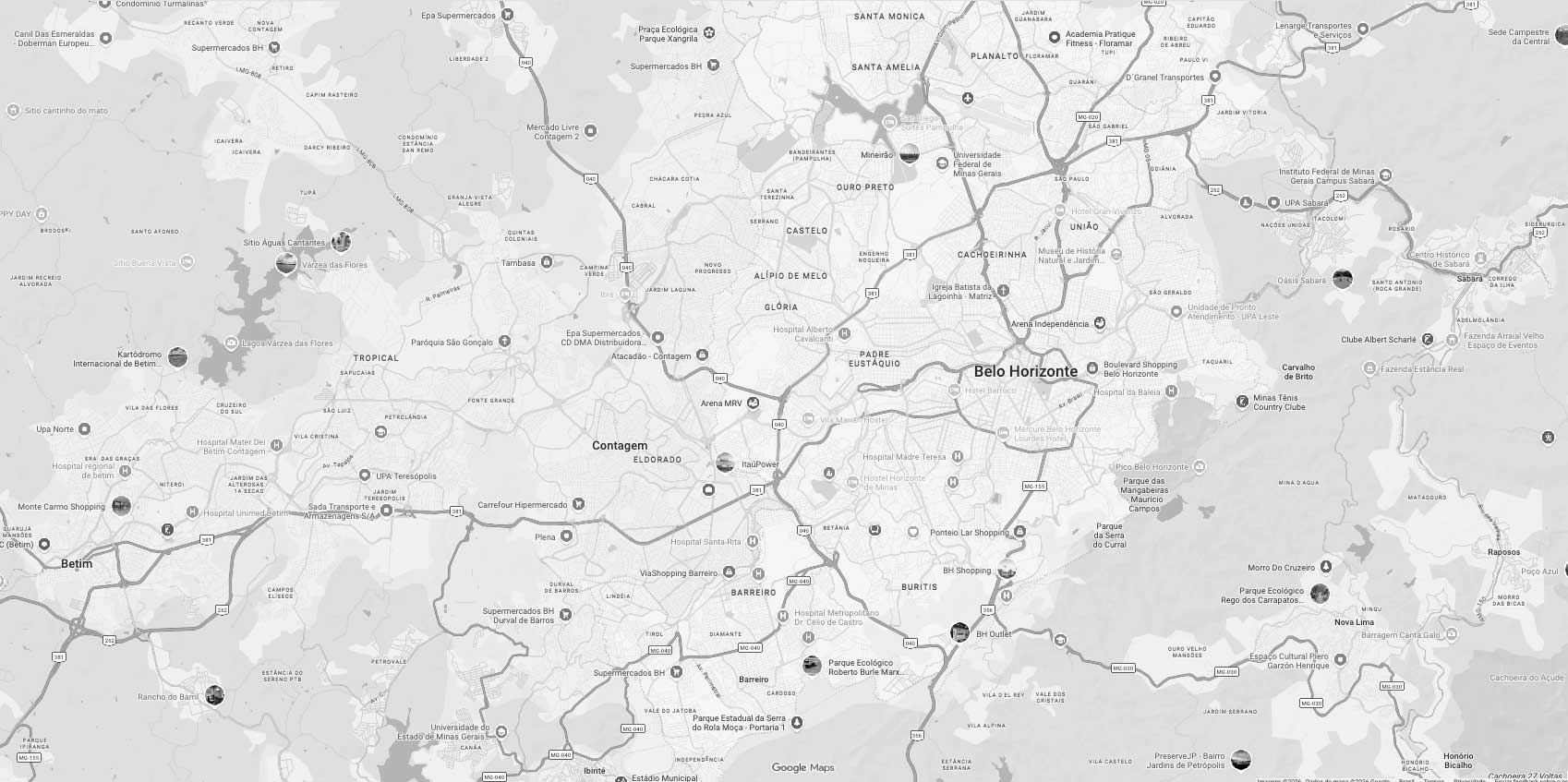 Mapa de Belo Horizonte